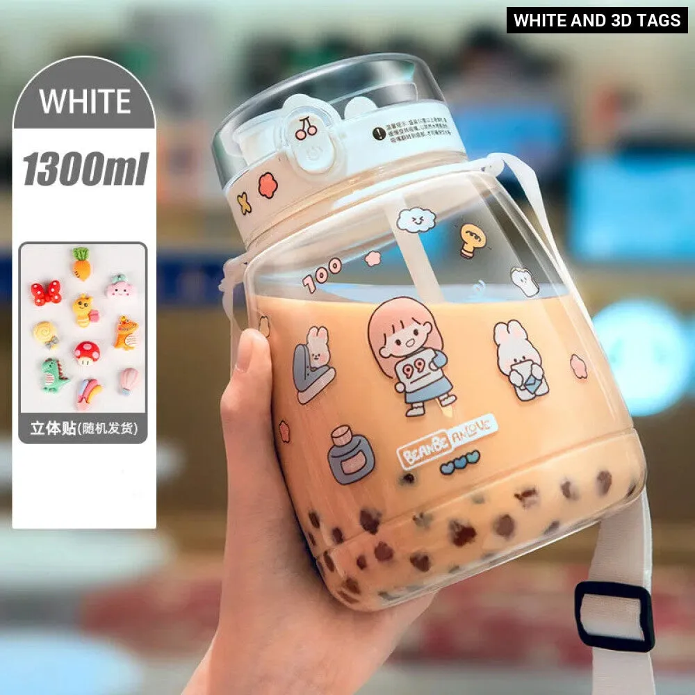 1.3l Straw Cup for Kids and Adults