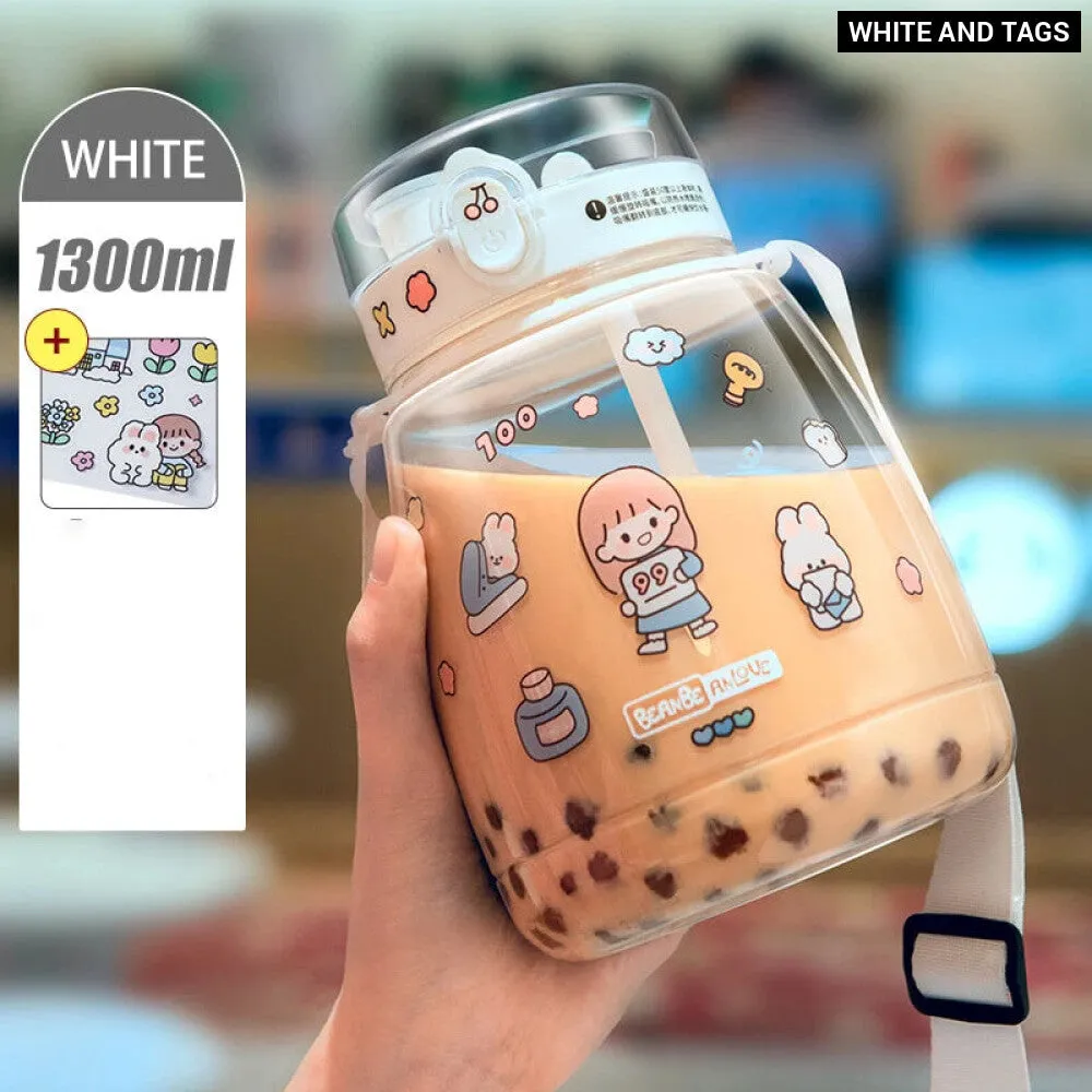 1.3l Straw Cup for Kids and Adults