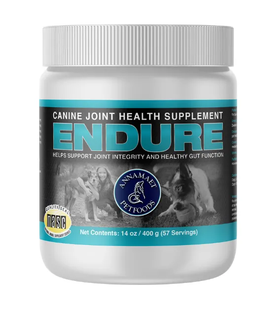 Annamaet Endure Joint Integrity and Healthy Gut Function Supplement for Dogs
