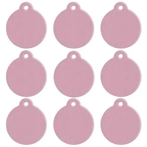 Blank Aluminum Cat ID Tags Set