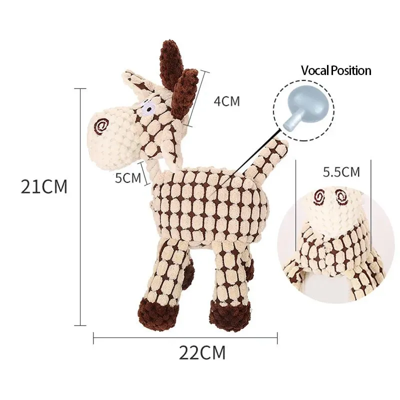 CDDMPET Donkey Shape Pet Toy
