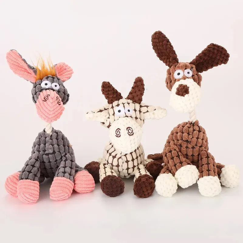 CDDMPET Donkey Shape Pet Toy