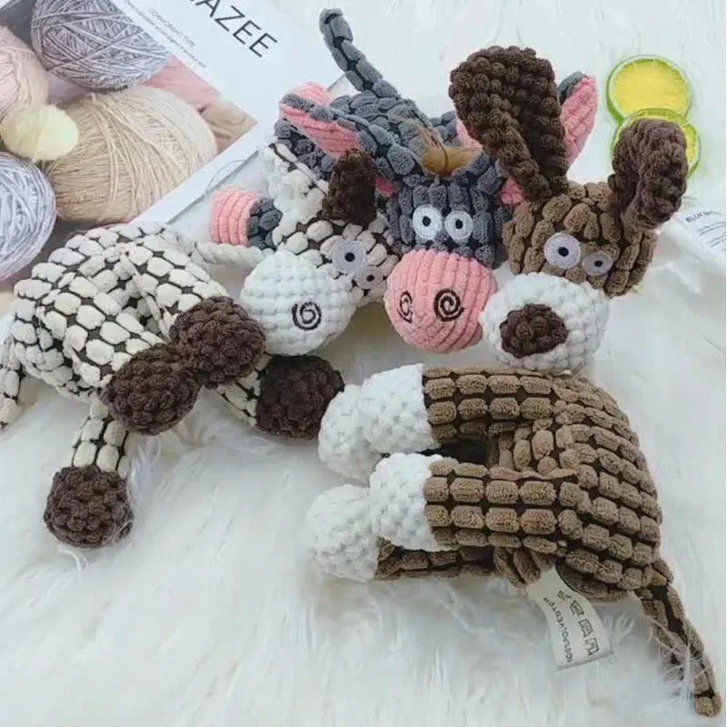 CDDMPET Donkey Shape Pet Toy