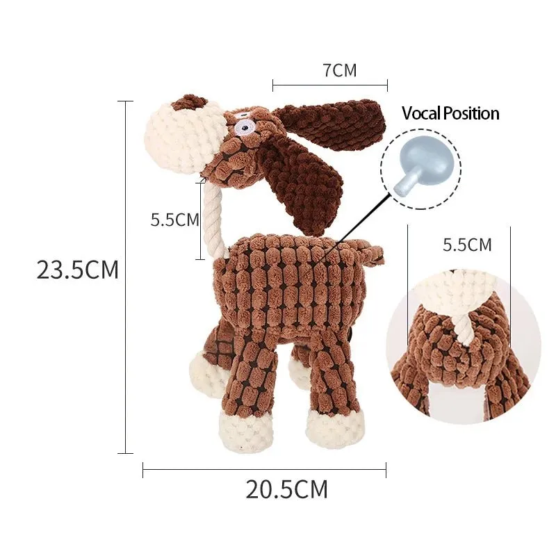 CDDMPET Donkey Shape Pet Toy