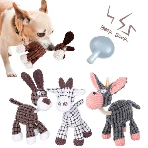 CDDMPET Donkey Shape Pet Toy