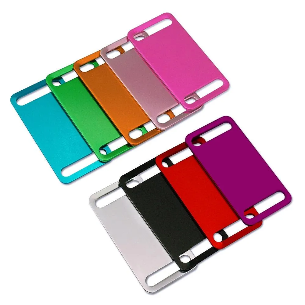 Colorful Personalzied Slide-On Dog ID Tags 20 pcs Set