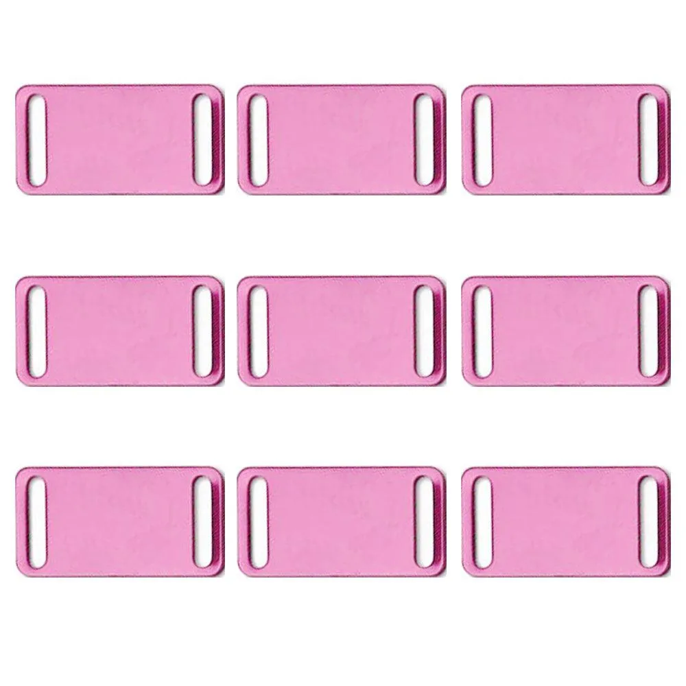 Colorful Personalzied Slide-On Dog ID Tags 20 pcs Set