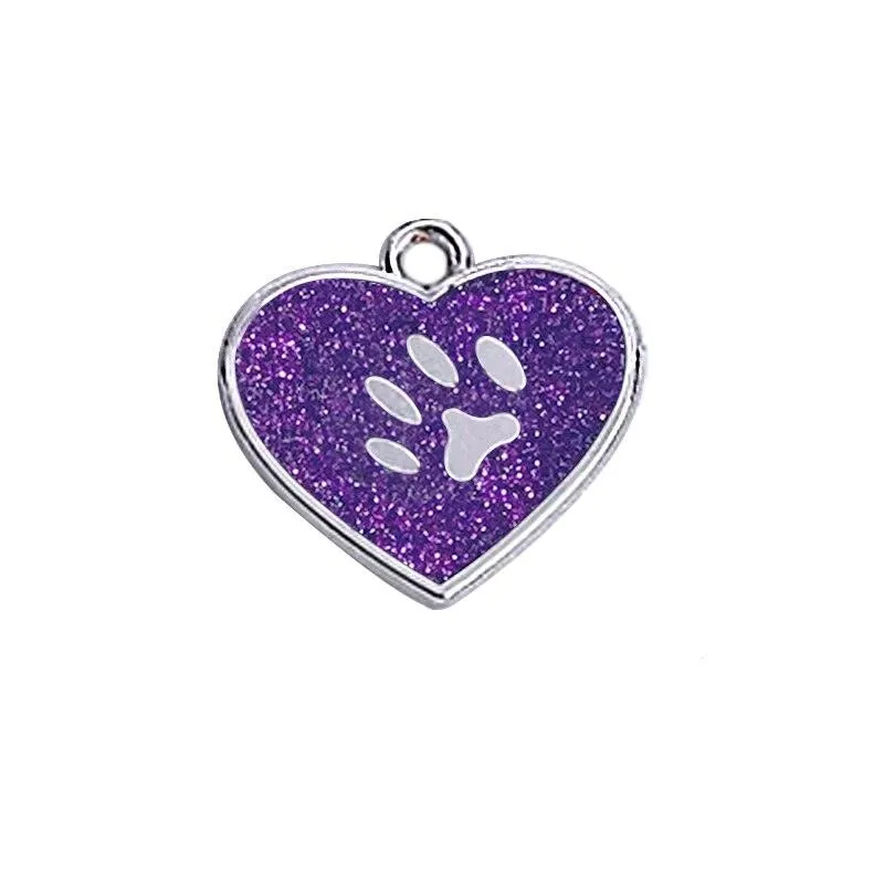 Customized Glittering Cat ID Tag