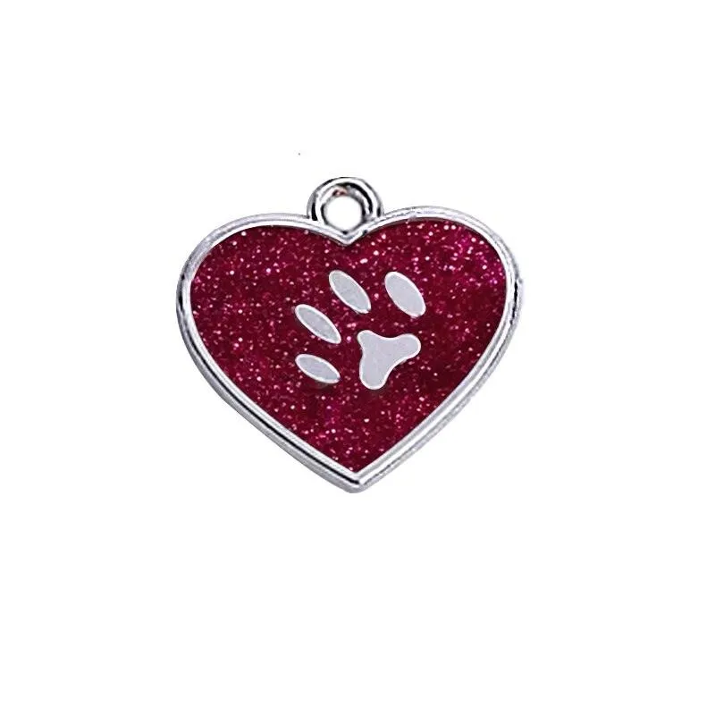 Customized Glittering Cat ID Tag