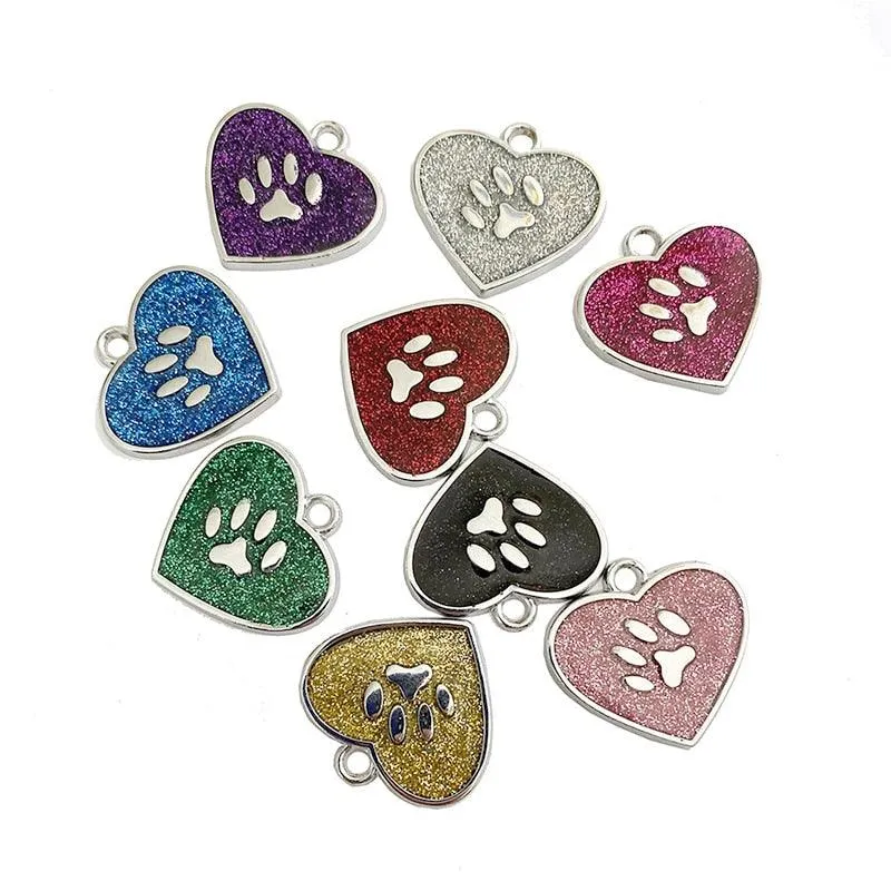 Customized Glittering Cat ID Tag