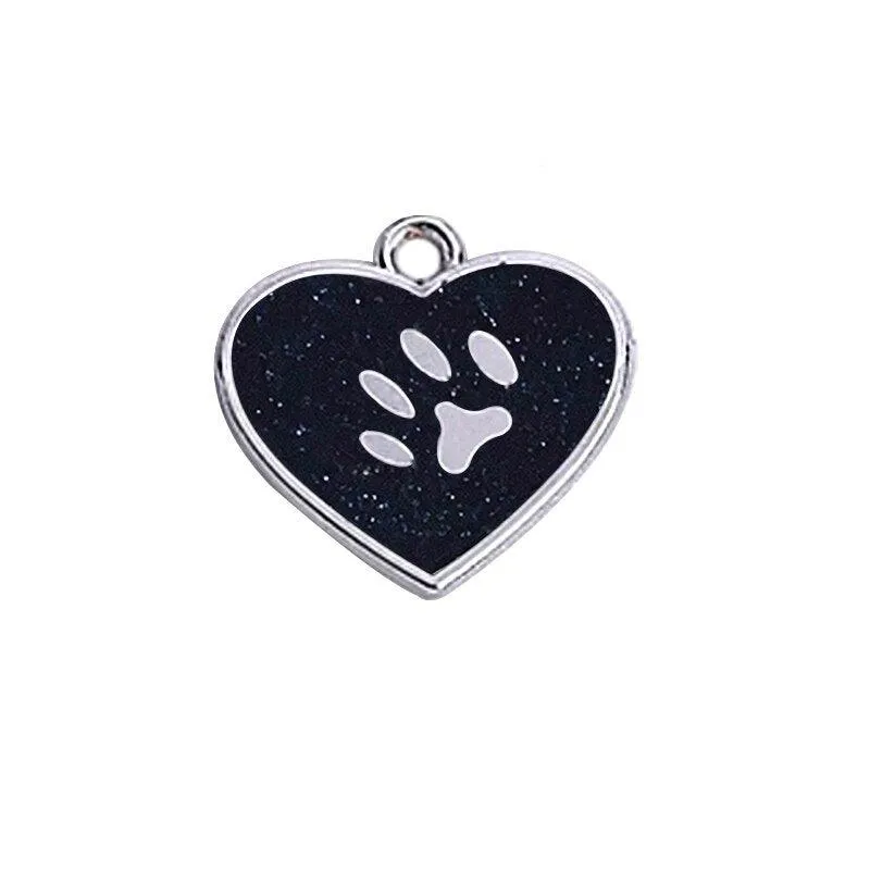 Customized Glittering Cat ID Tag