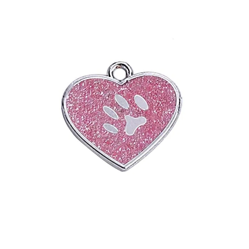 Customized Glittering Cat ID Tag