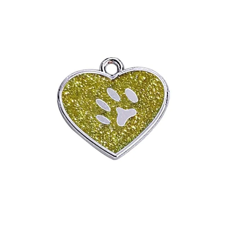 Customized Glittering Cat ID Tag