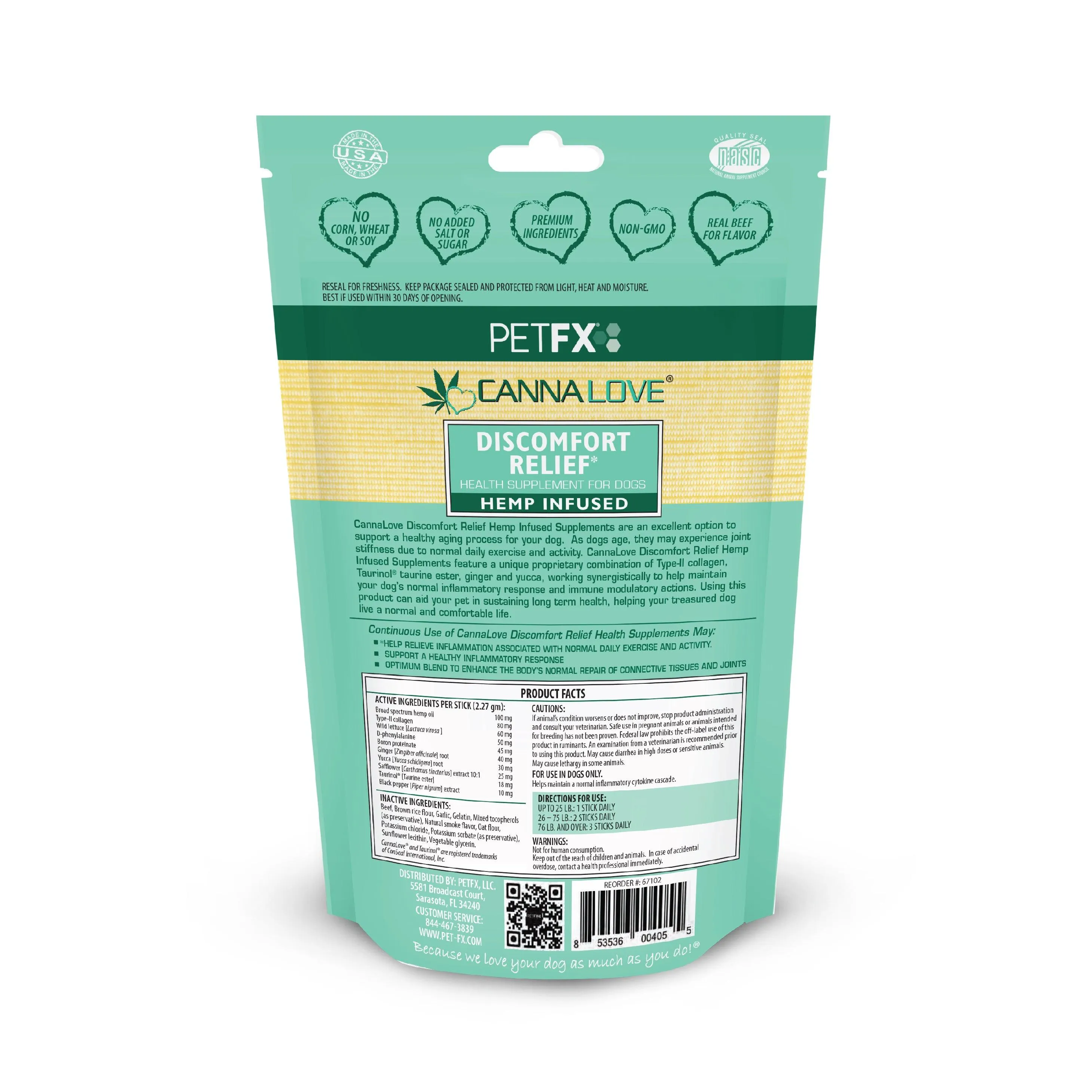 Discomfort Relief Hemp Infused Supplement Sticks