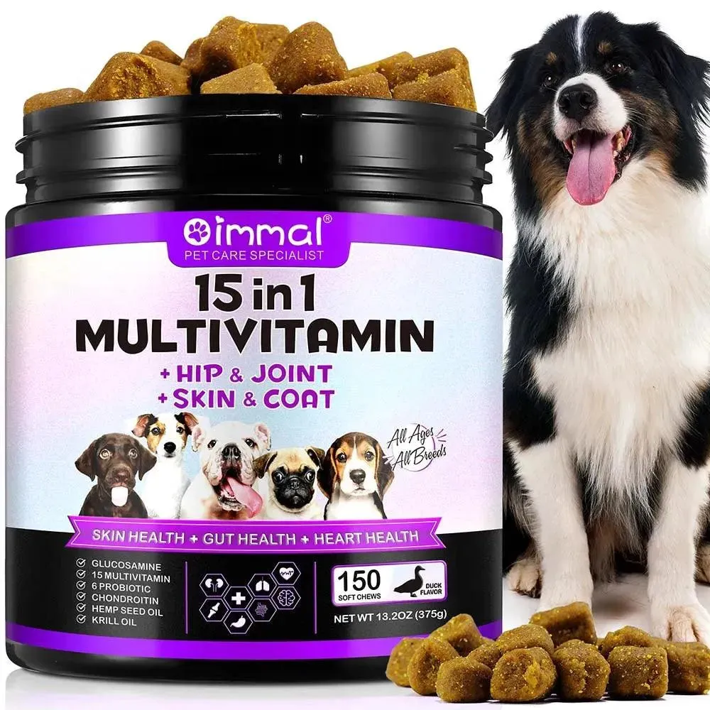 Duck Flavor Dog Multivitamin 15-in-1