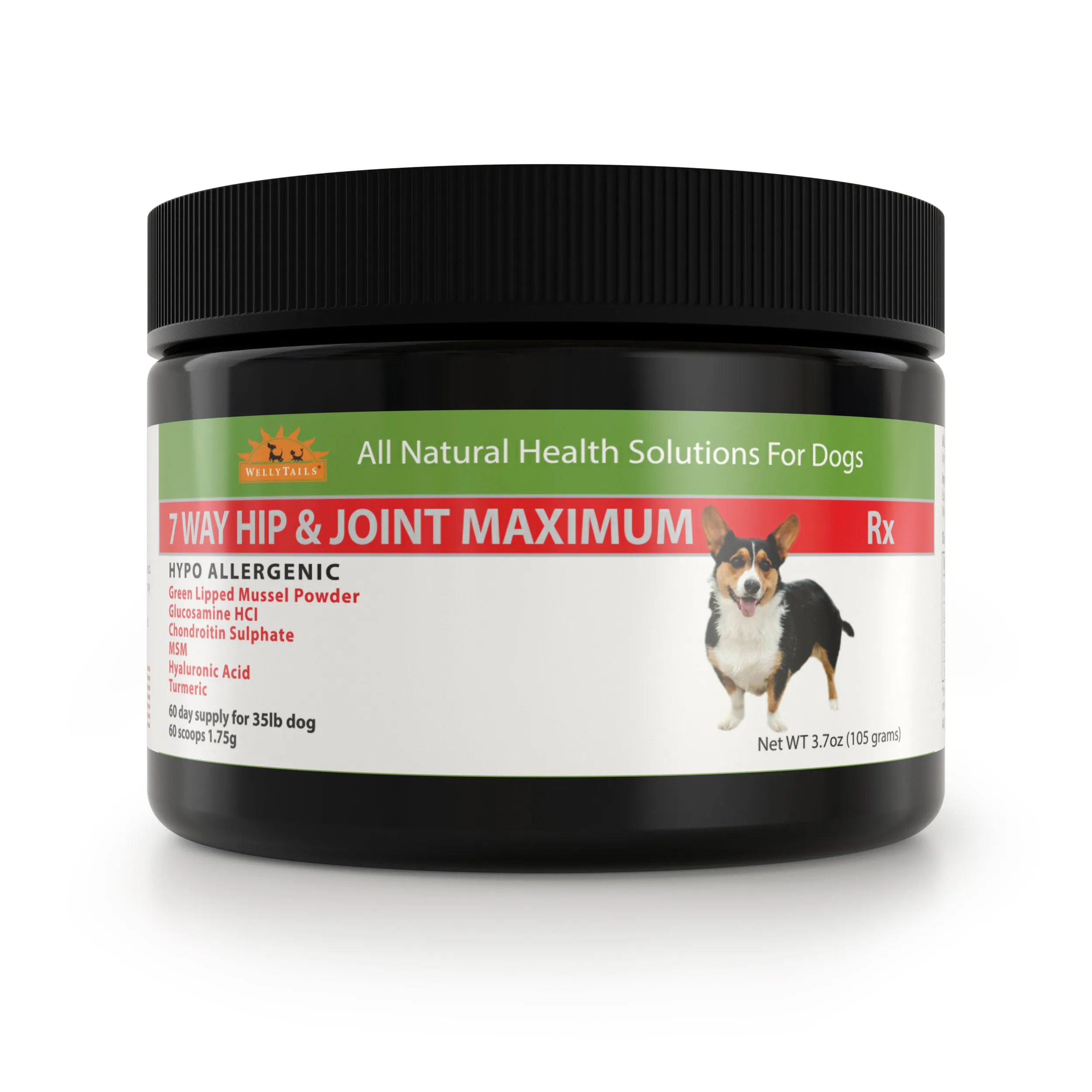 Hypoallergenic 7 Way Hip & Joint Maximum   Dog Joint Supplement  Made in CANADA