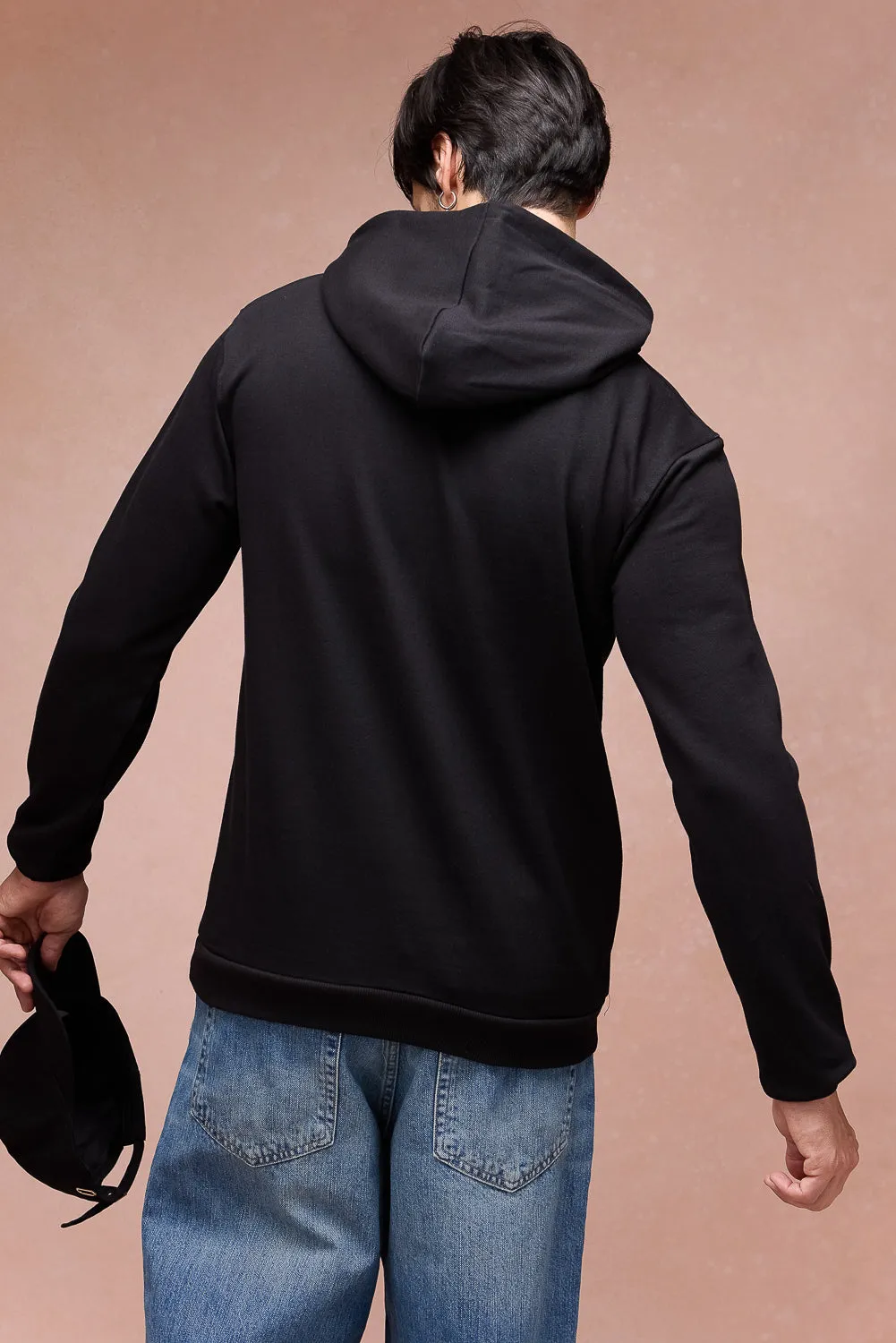 Men's Black Dog Loves Me Hoodie