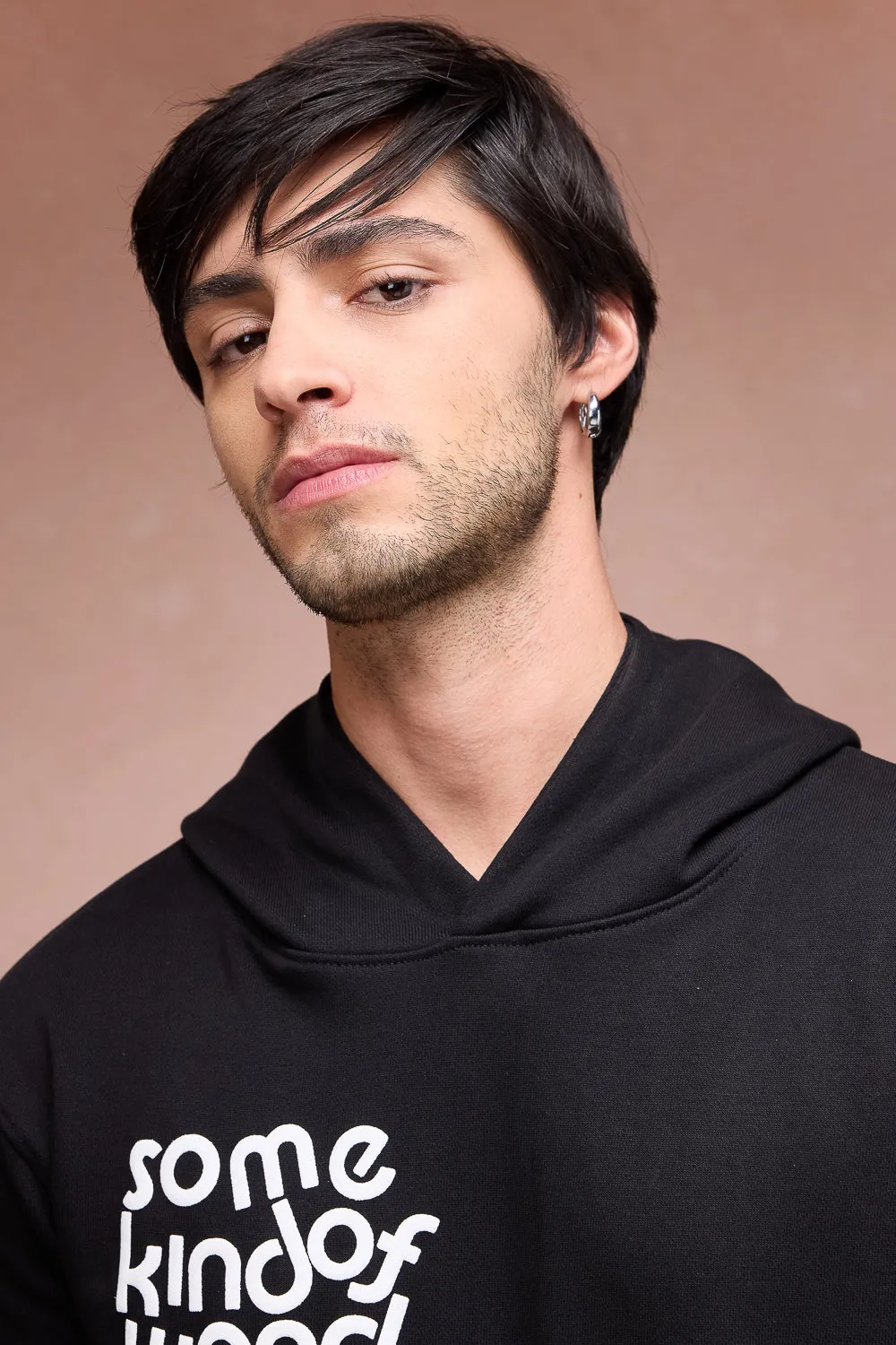 Men's Black Dog Loves Me Hoodie