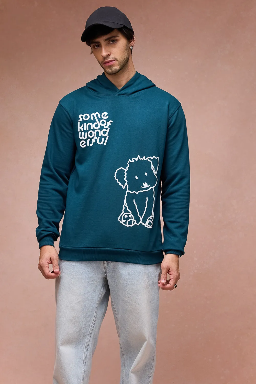 Men's Green Dog Loves Me Hoodie