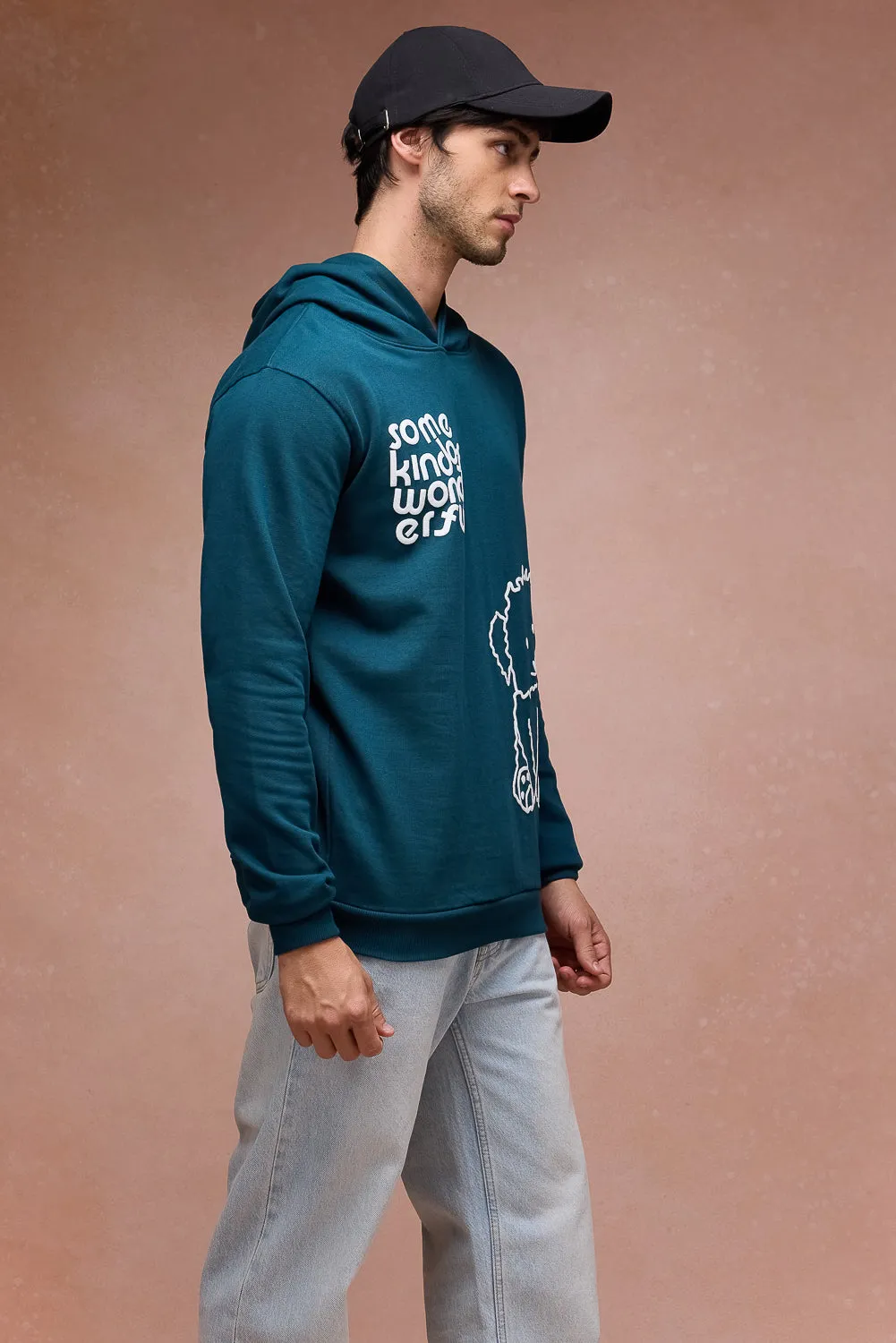 Men's Green Dog Loves Me Hoodie