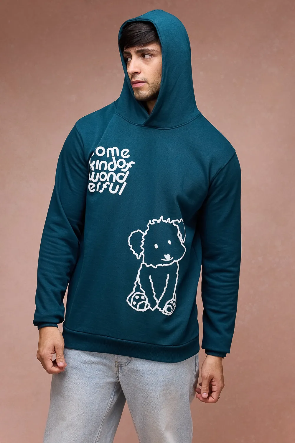 Men's Green Dog Loves Me Hoodie