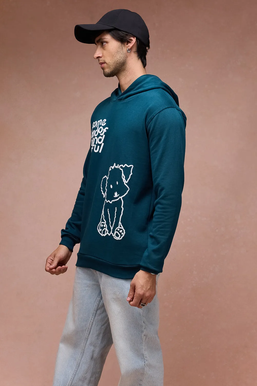 Men's Green Dog Loves Me Hoodie