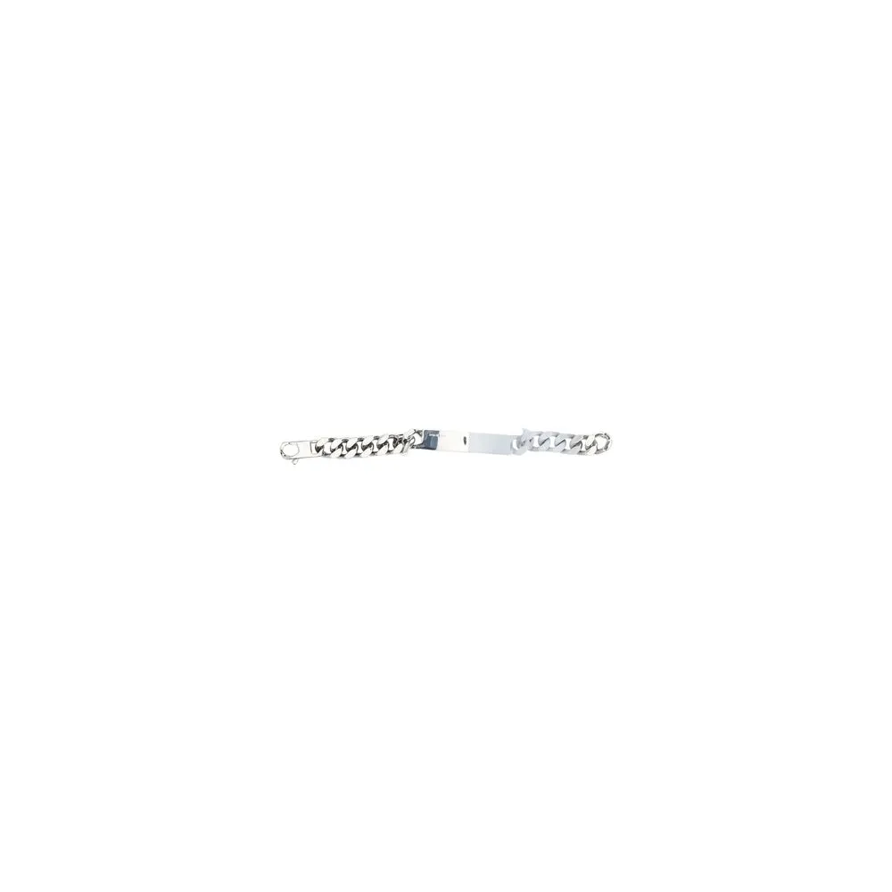 Minimal Logo Id Tag Bracelet