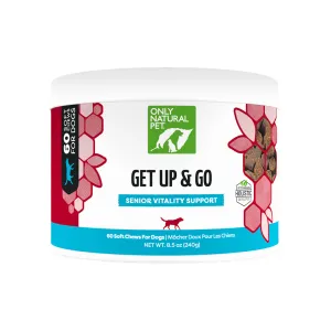 Only Natural Pet Get Up & Go Joint Support Supplement Soft Chews for Dogs