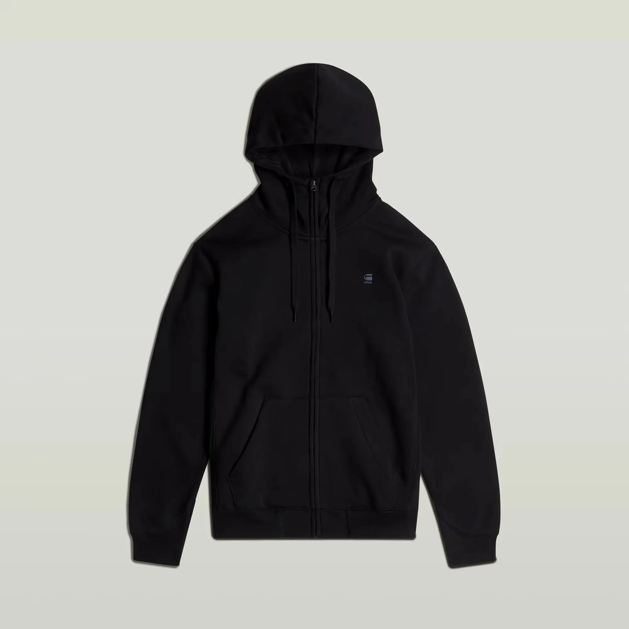 Premium Core Zip Thru Hoodie (Black) - D16122-C235-6484