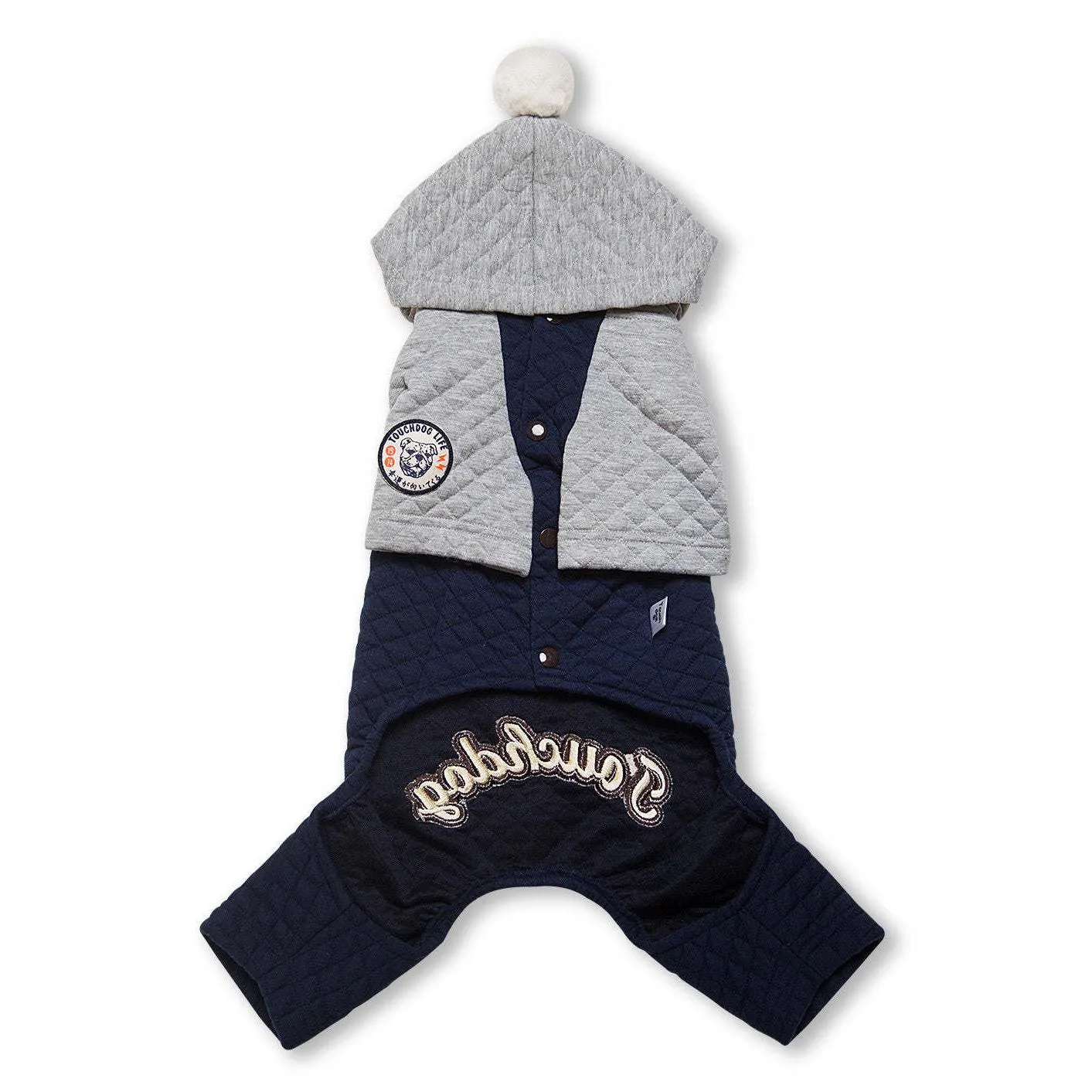 Quilted Dog Hooded Sweater Fashion