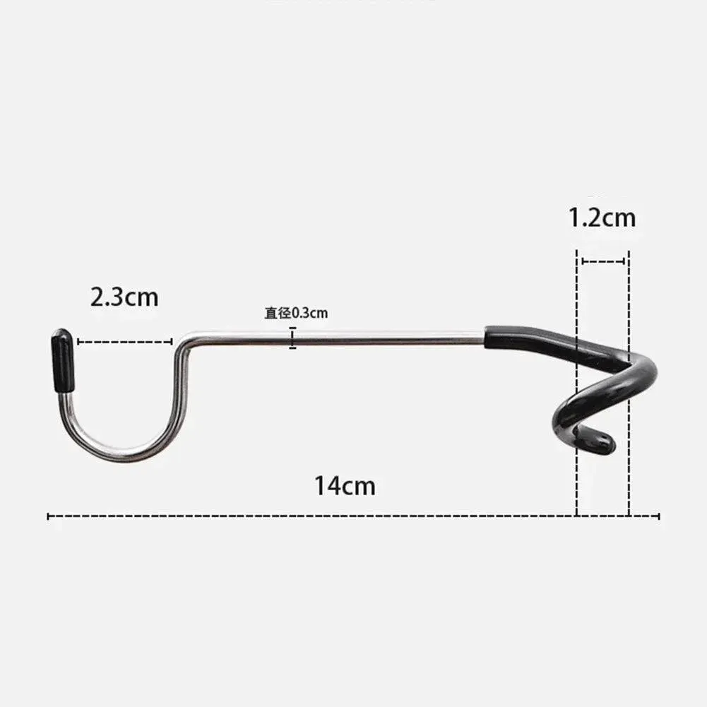 Shinetrip Outdoor Small Light Stand Holder Stainless Steel Portable Tent Pole Lamp Hanger Fishing Lantern Hanger Camping Tool