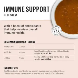The Honest Kitchen Pour Overs Immunity Beef Stew Wet Dog Food 5.5 oz