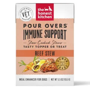 The Honest Kitchen Pour Overs Immunity Beef Stew Wet Dog Food 5.5 oz