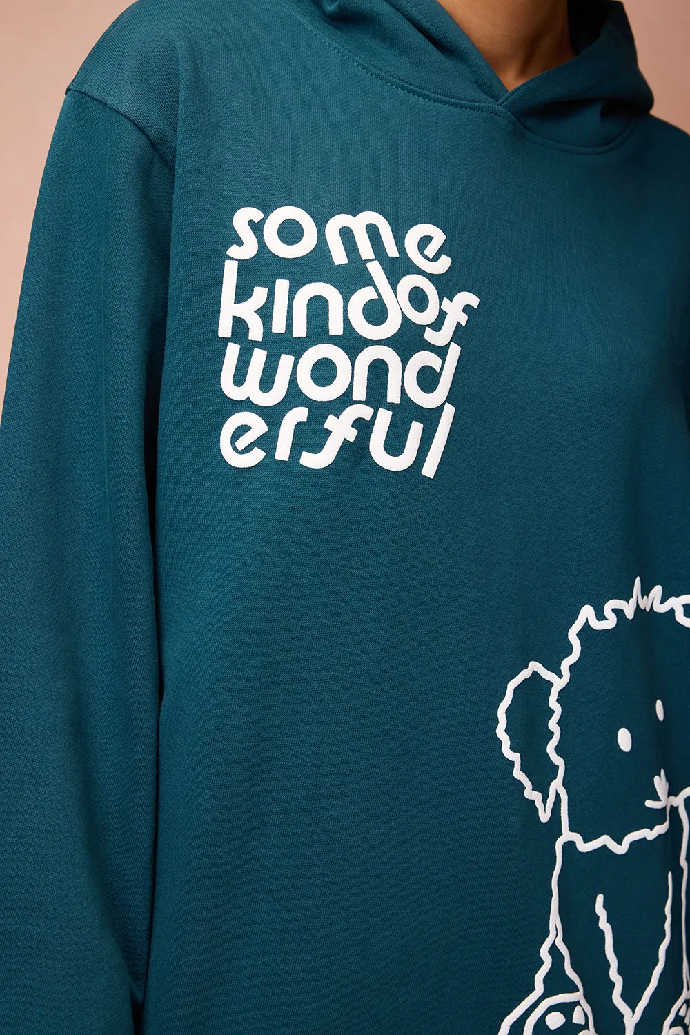 Women's Green Dog Loves Me Hoodie