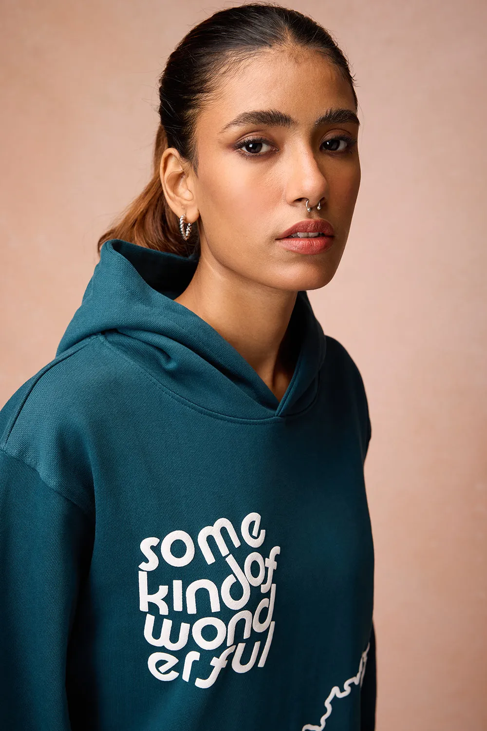 Women's Green Dog Loves Me Hoodie