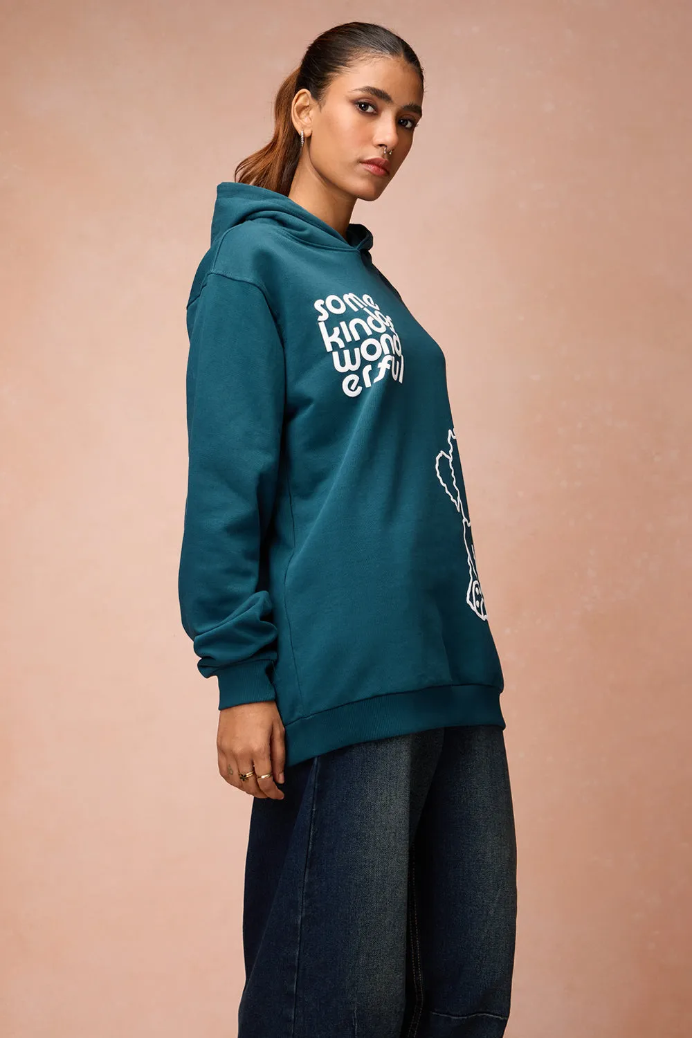 Women's Green Dog Loves Me Hoodie