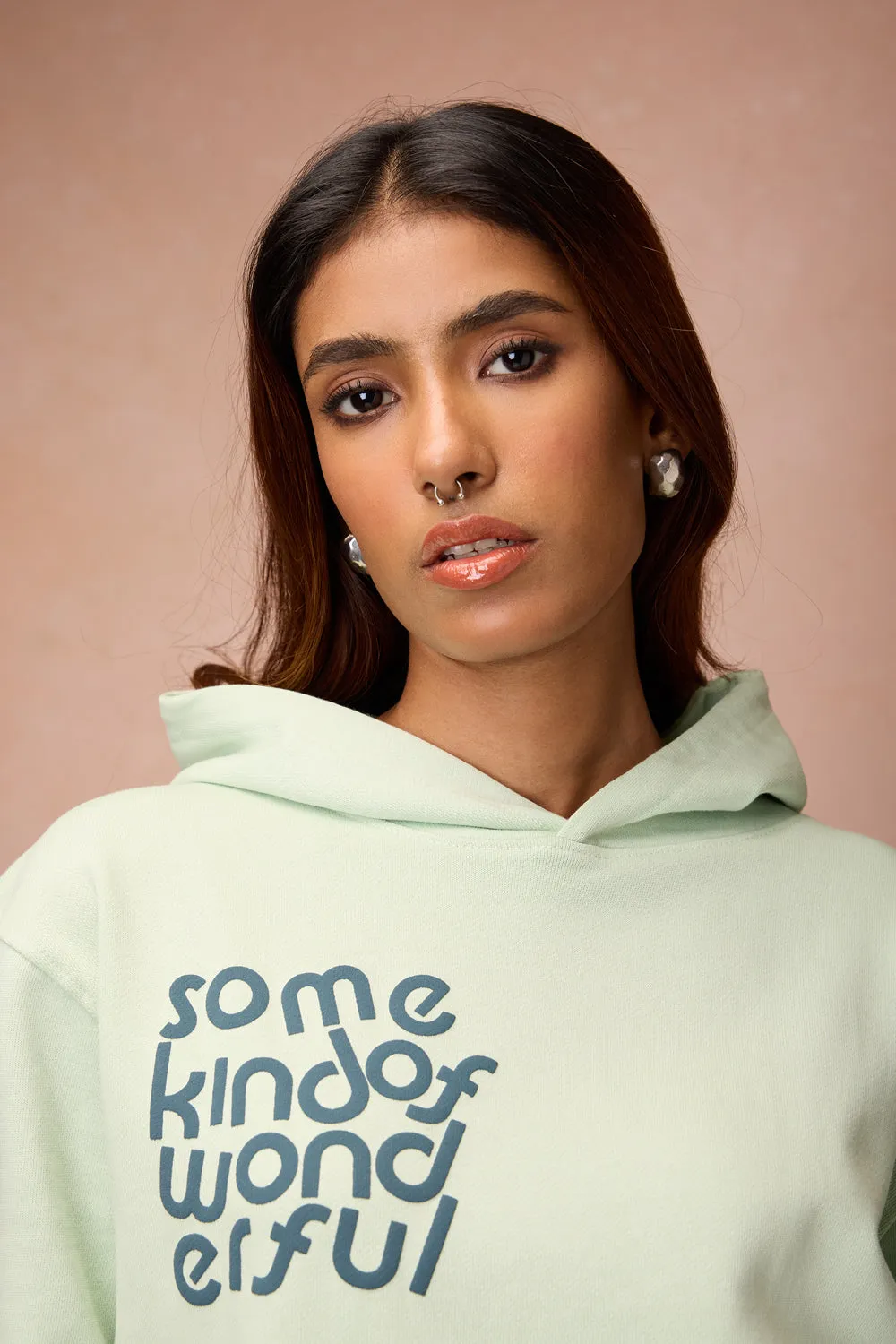 Women's Mint Green Dog Loves Me Hoodie
